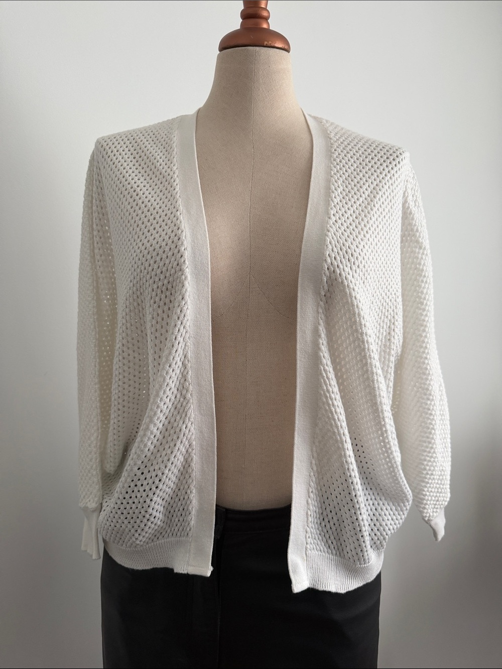 Steilmann - White Lace Knit Top